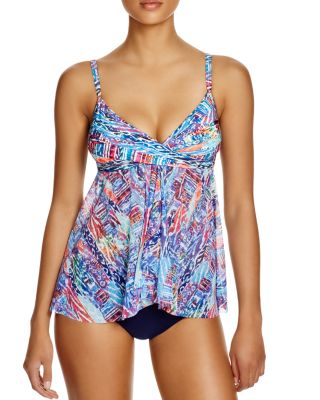 tankini flyaway top