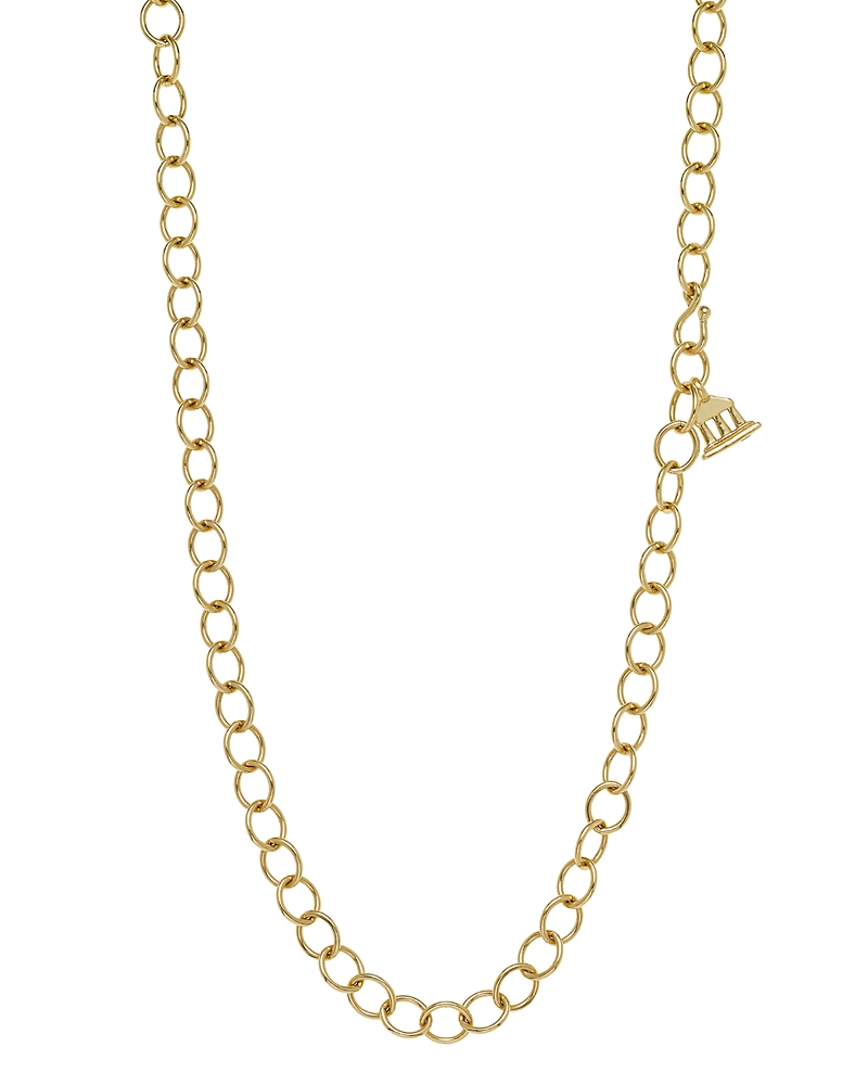 Temple St. Clair 18K Yellow Gold Oval Chain Necklace, 24