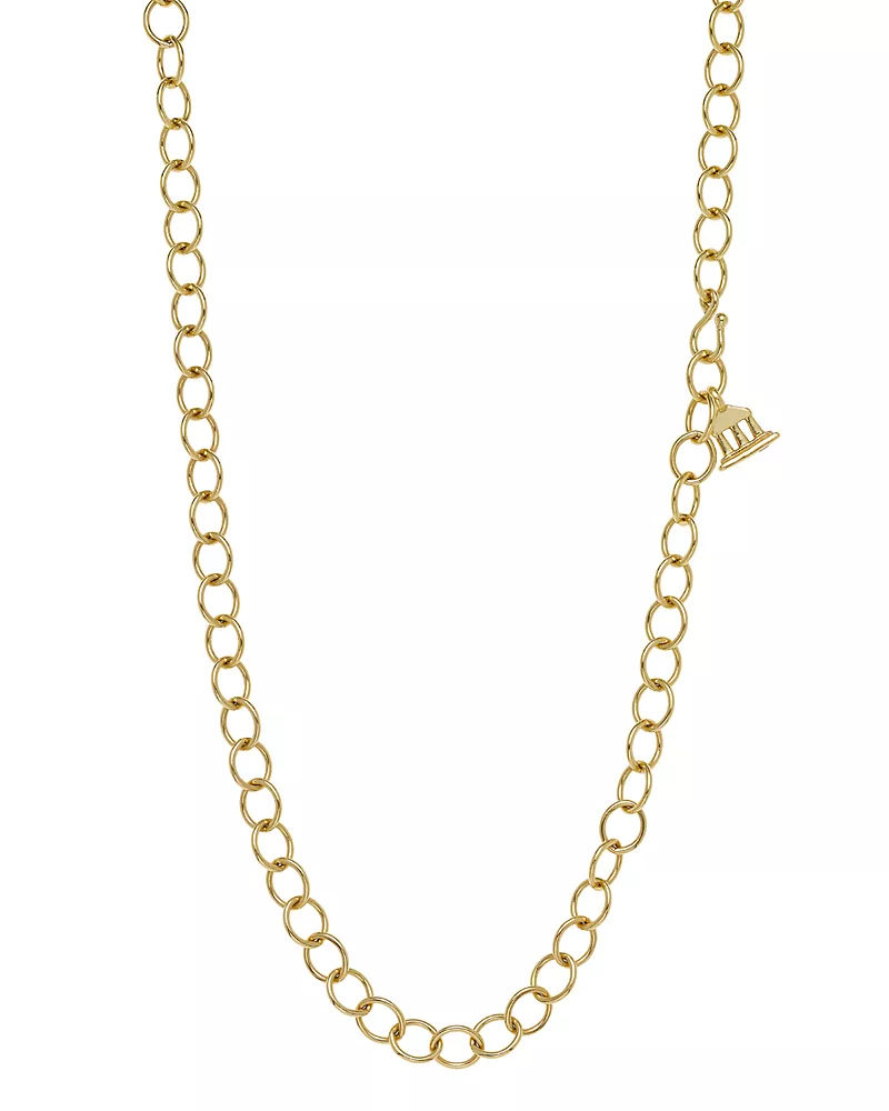 Temple St. Clair 18K Yellow Gold Classic Oval Chain Necklace, 18
