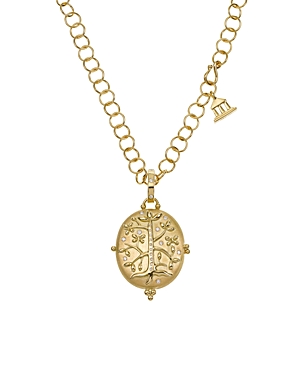 Temple St. Clair 18K Yellow Gold Tree of Life Locket with Diamonds