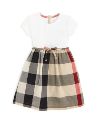 Girls' Mini Rosey Check Skirt Dress 