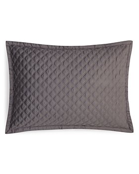 $130 Hudson Park Collection Interlock Euro pillow sham Taupe GORGEOUS 