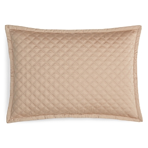 Hudson Park Collection Double Diamond Quilted Standard Sham - 100% Exclusive In Champagne