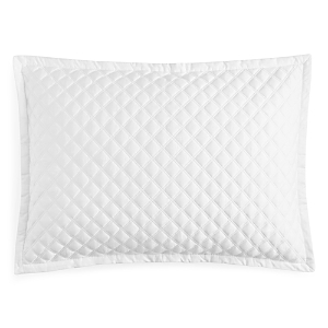 Hudson Park Collection Hudson Park Double Diamond Quilted Standard Sham - 100% Exclusive In White