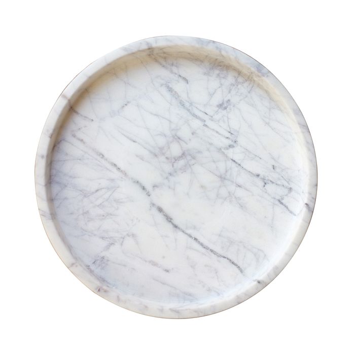 Caravan Marble Petite Round Tray Bloomingdale's