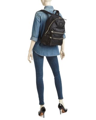 Biker Nylon Backpack 