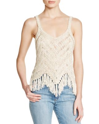 Alice and Olivia - Adelina Crochet Tank