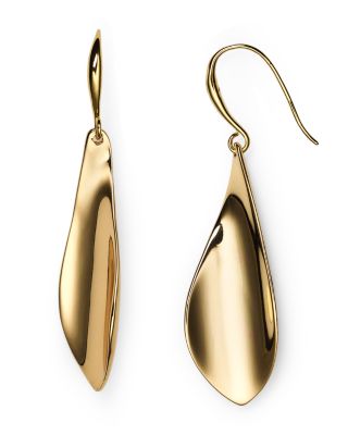 Robert Lee Morris Soho Gold-Tone U-Shape Sculptural Drop Earrings - Macy's