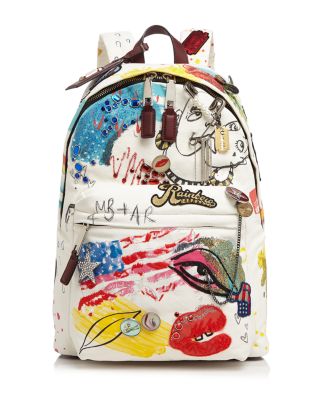 MARC JACOBS Collage Print Canvas Backpack | Bloomingdale display picture 2