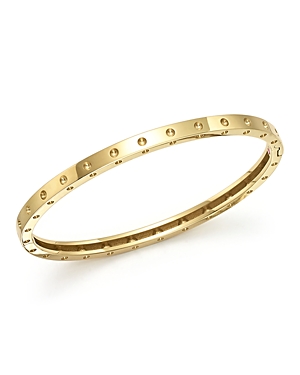 Roberto Coin 18K Yellow Gold Symphony Dotted Hinged Bracelet