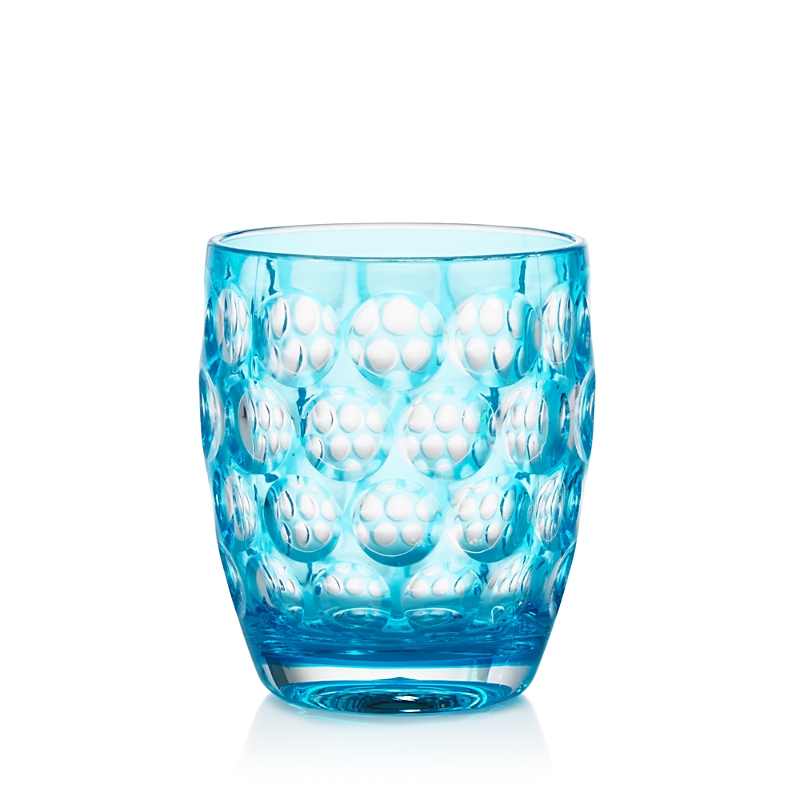 Mario Luca Giusti Acrylic Lente Tumbler Glass In Turquoise