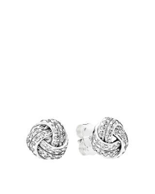 pandora knot stud earrings