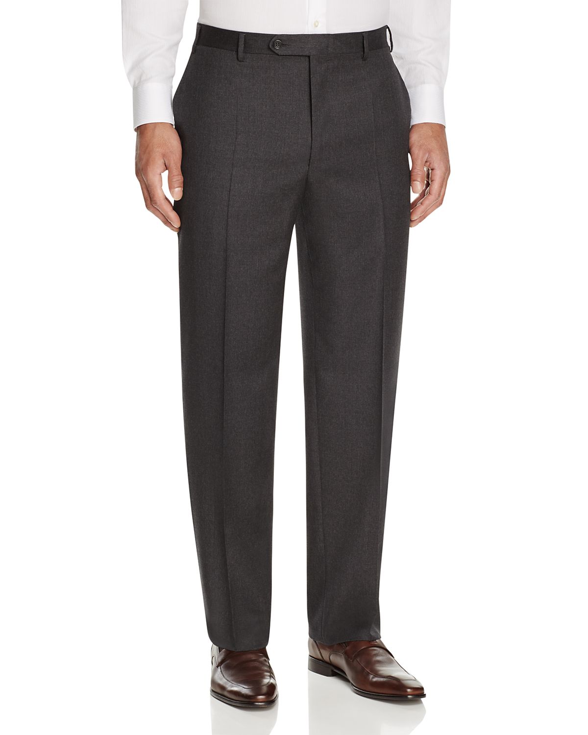 Canali Siena Wool Classic Fit Dress Pants