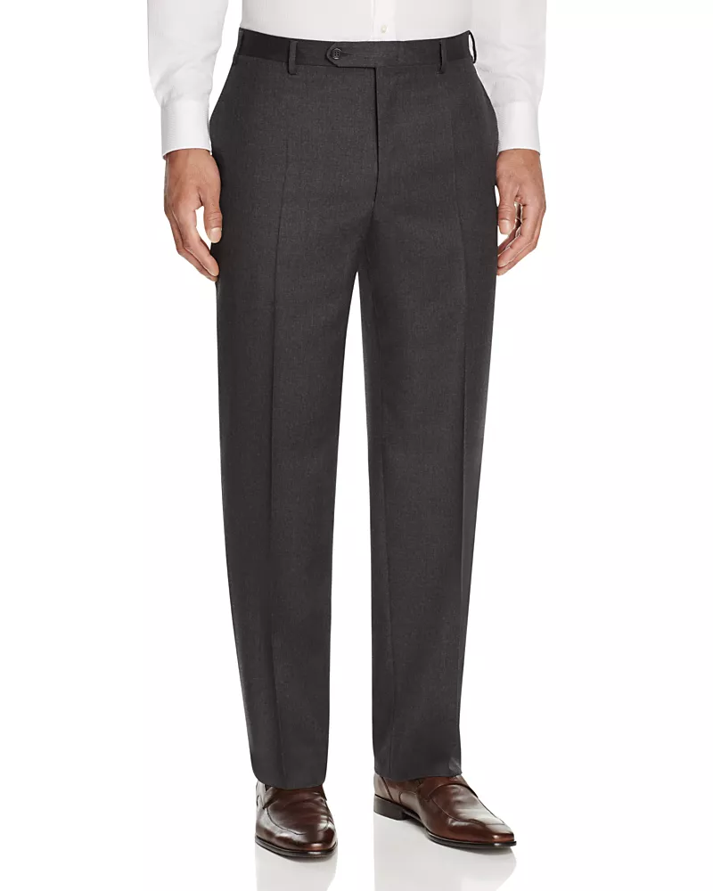 Canali Siena Wool Classic Fit Dress Pants