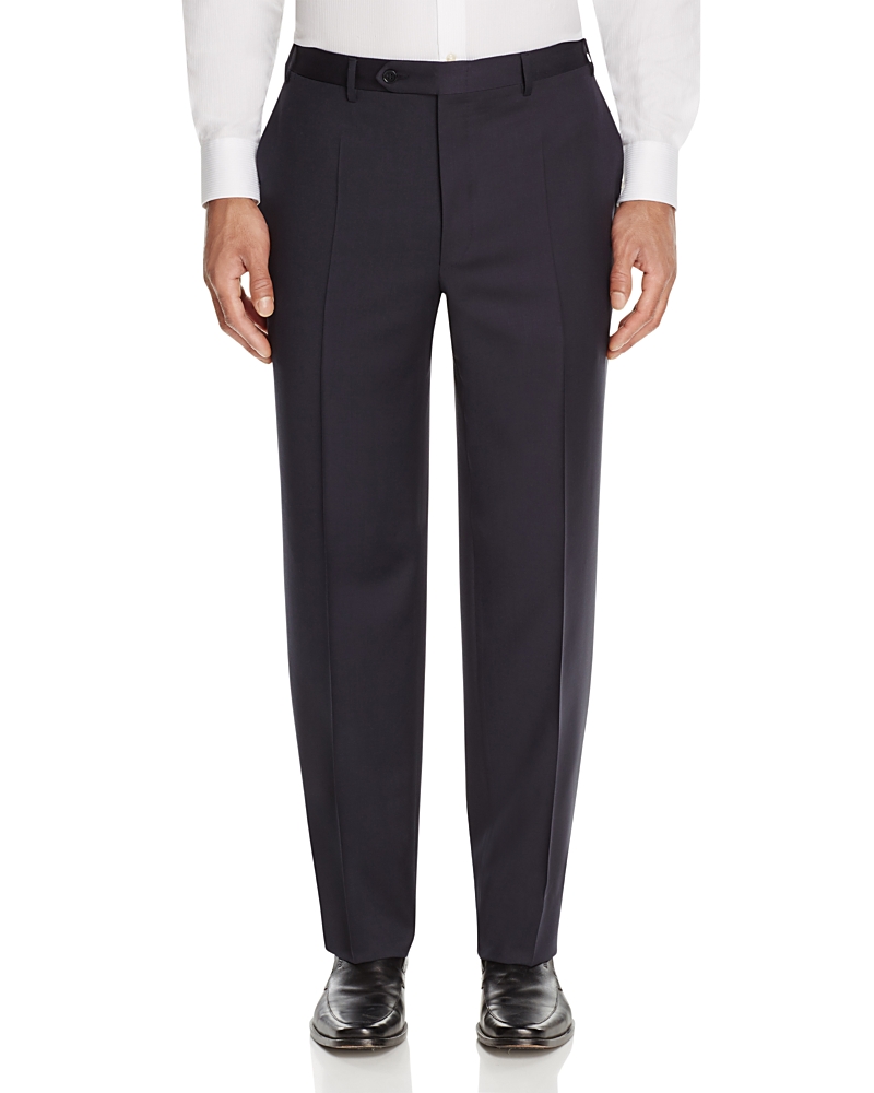 Canali Siena Wool Classic Fit Dress Pants