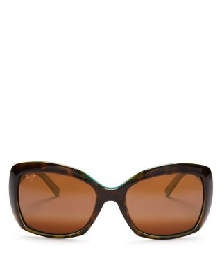  Orchid Polarized Square Sunglasses, 56mm