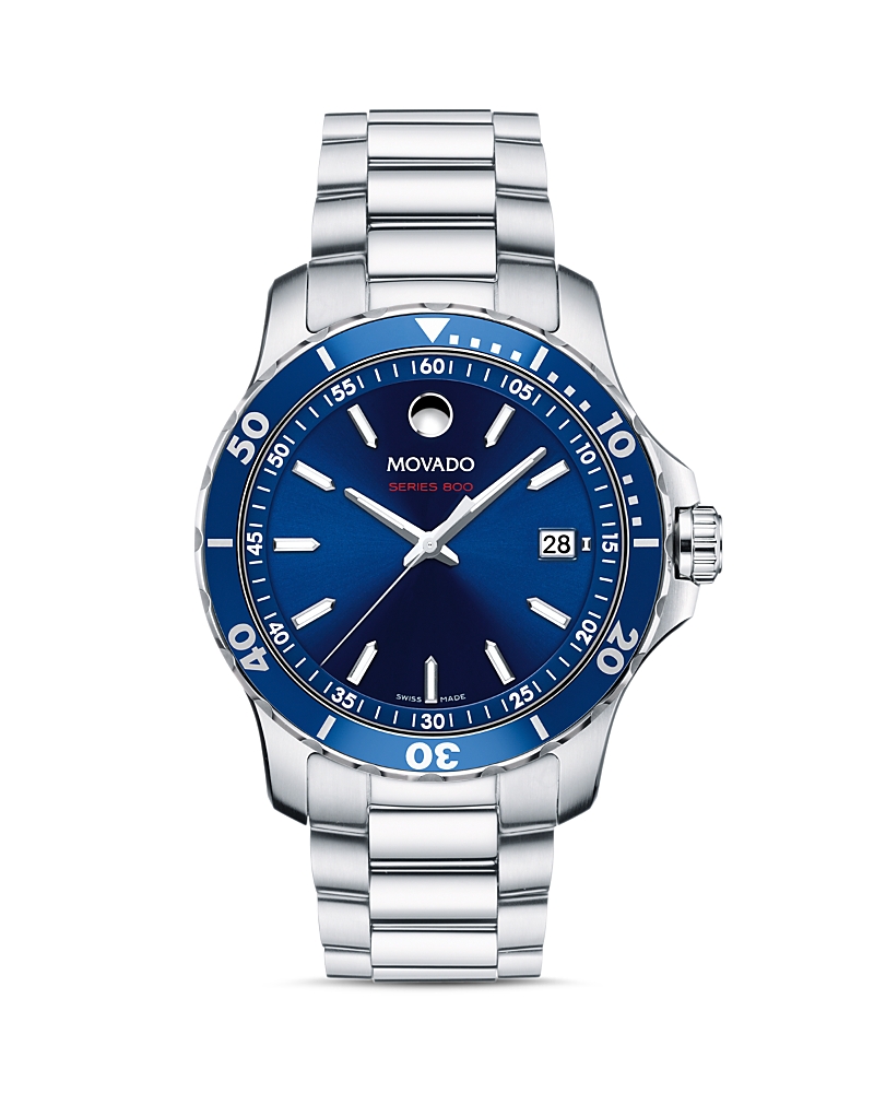 Movado Performance Stainless Steel Series 800 Watch, 40mm
