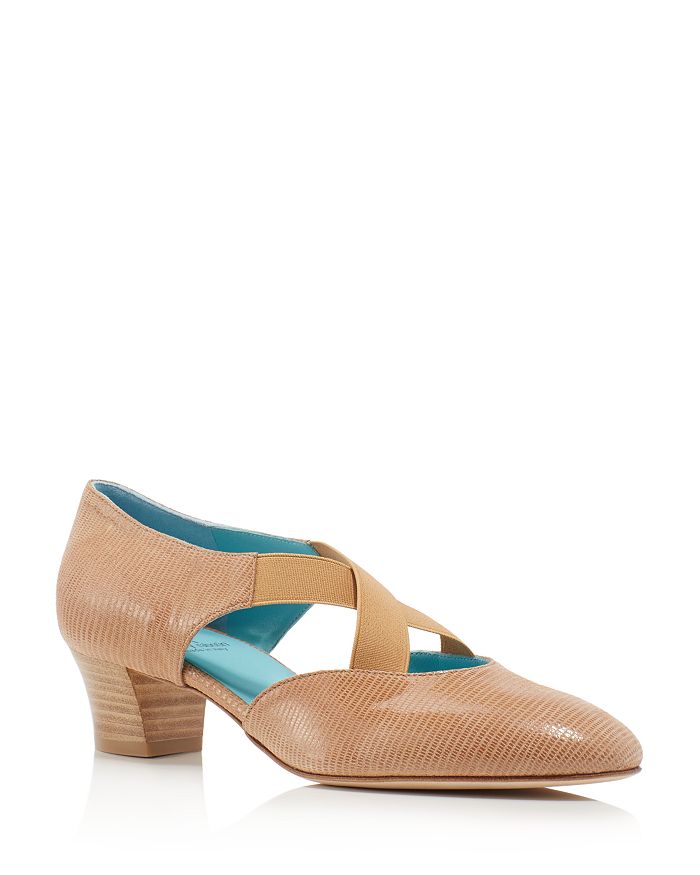 Thierry Rabotin Rhythm Embossed Low Heel Pumps Bloomingdale s