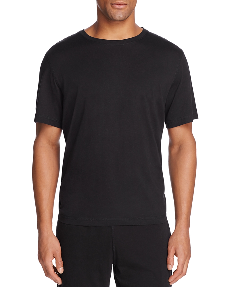 Daniel Buchler Peruvian Pima Cotton Lounge Tee In Black