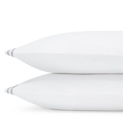 Italian Percale Stitch Standard Pillowcase, Pair - Exclusive