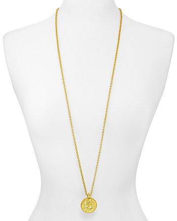 Julie Vos - Coin Pendant Necklace, 38"