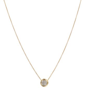Marco Bicego 18K Yellow Gold Delicati Pendant Necklace with Diamonds ...