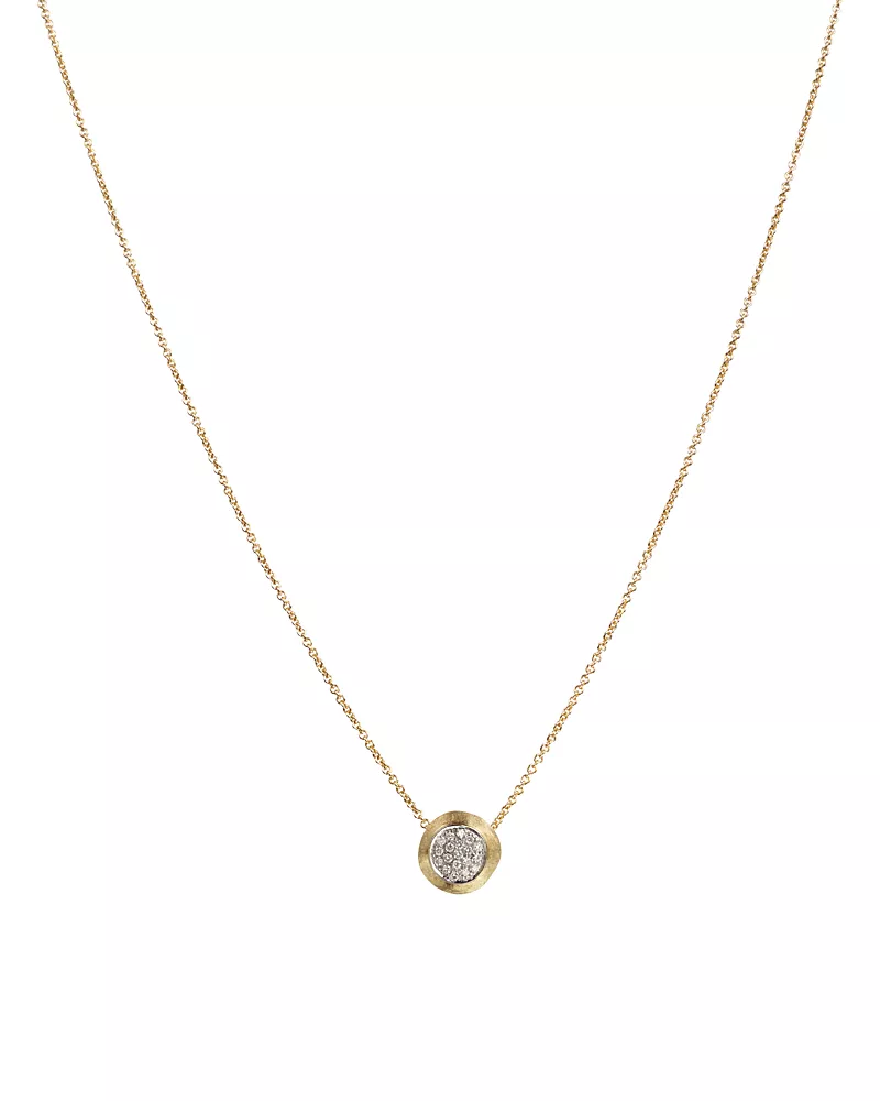 Marco Bicego 18K Yellow Gold Delicati Pendant Necklace with Diamonds, 16.5