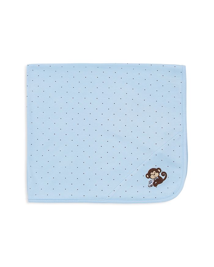Little Me Infant Boys Star Monkey Receiving Blanket Baby