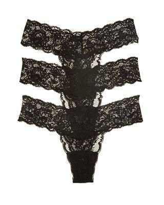Cosabella Never Say Never Cutie Low-Rise Thongs, Set of 3