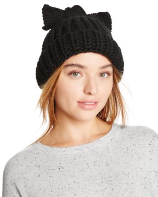 Federica Moretti Knit Hat with Bow | Bloomingdale display picture 3