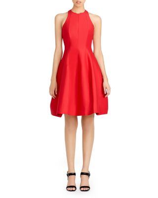 structured fit and flare dress