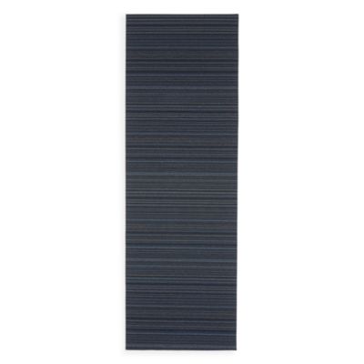 Chilewich Skinny Stripe Shag Runner, 24 x 72