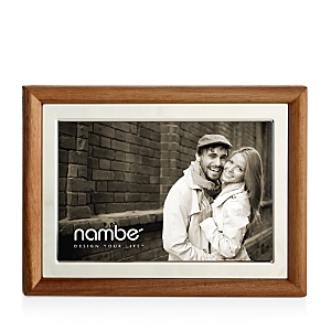Nambe Hayden Picture Frame, 4" X 6" In Brown/silver
