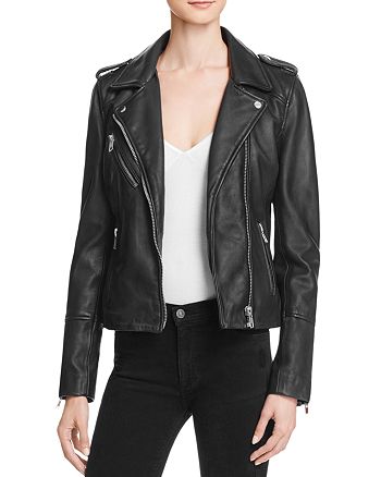 Doma Leather Moto Jacket | Bloomingdale's