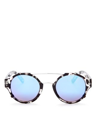 Quay - Women's It's a Sin Round Combo Mirrored Sunglasses, 48mm