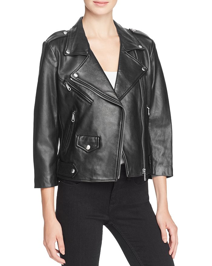 Rebecca Minkoff Wes Leather Moto Jacket Bloomingdale s