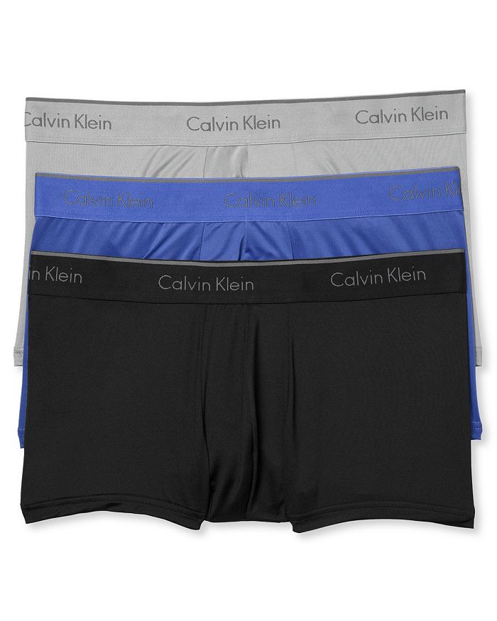 Calvin Klein Microfiber Stretch Low Rise Trunks - Pack of 3