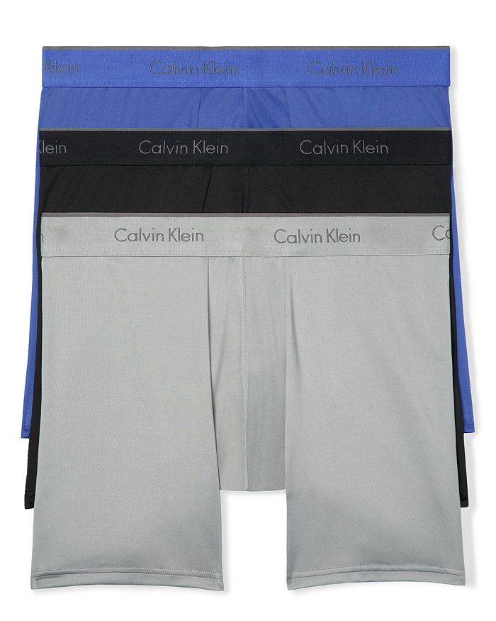Calvin Klein Microfiber Stretch Boxer Briefs - Pack of 3
