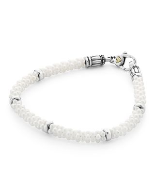 lagos white caviar necklace