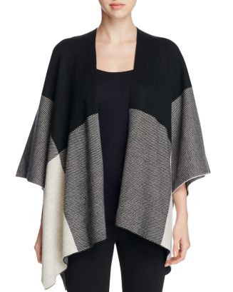 Sioni Color-Block Poncho | Bloomingdale's