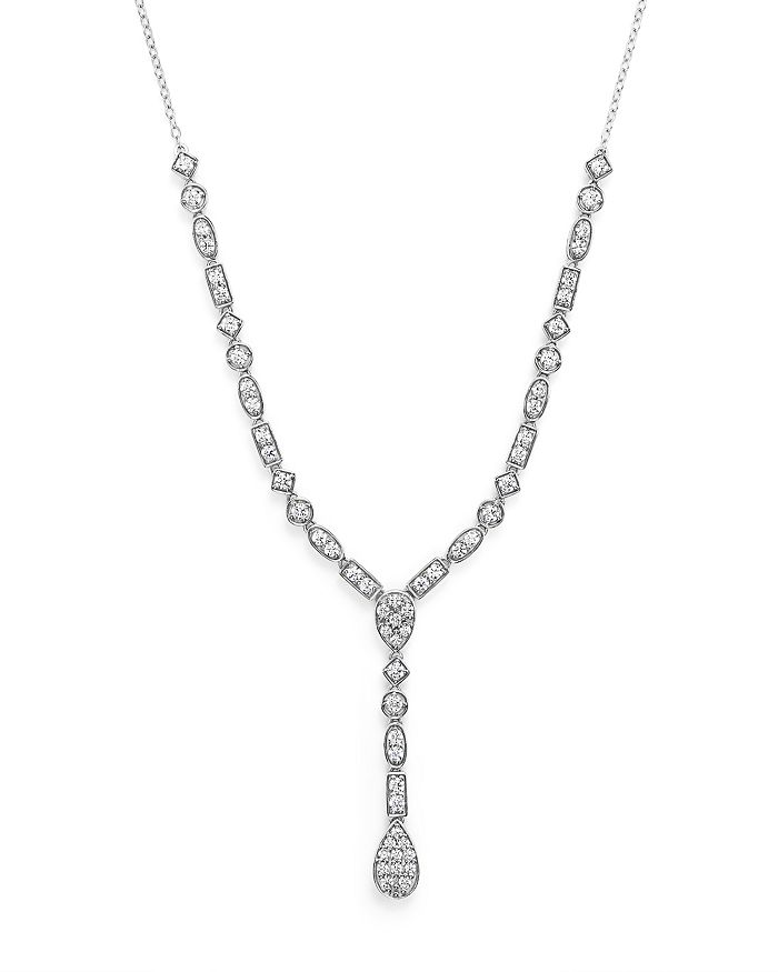 Bloomingdale's Diamond Y Necklace In 14k White Gold, 2.0 Ct. T.w. - 100% Exclusive