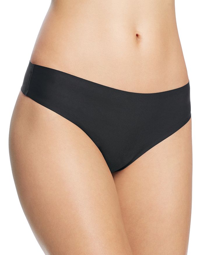 Honeydew Skinz Thong In Frosted Black