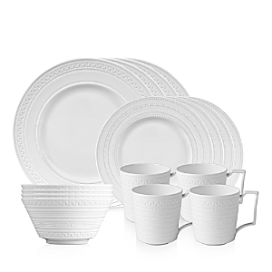 Wedgwood Intaglio 16-piece Dinnerware Set In White