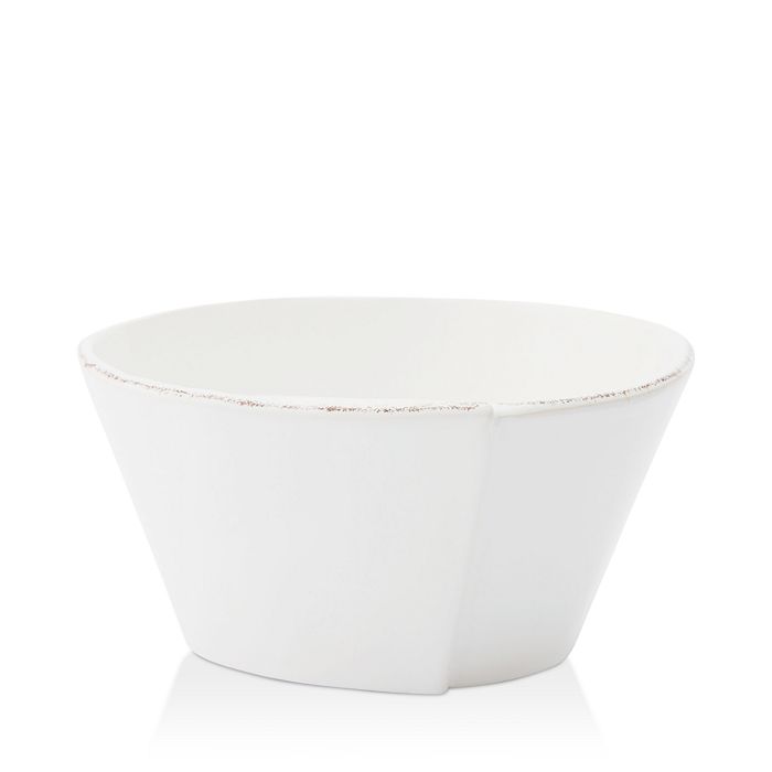Shop Vietri Lastra Stacking Cereal Bowl In White