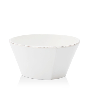 Vietri Lastra Stacking Cereal Bowl In White