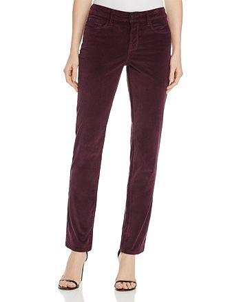 NYDJ - Sheri Velvet Skinny Jeans in Zinfandel - 100% Exclusive