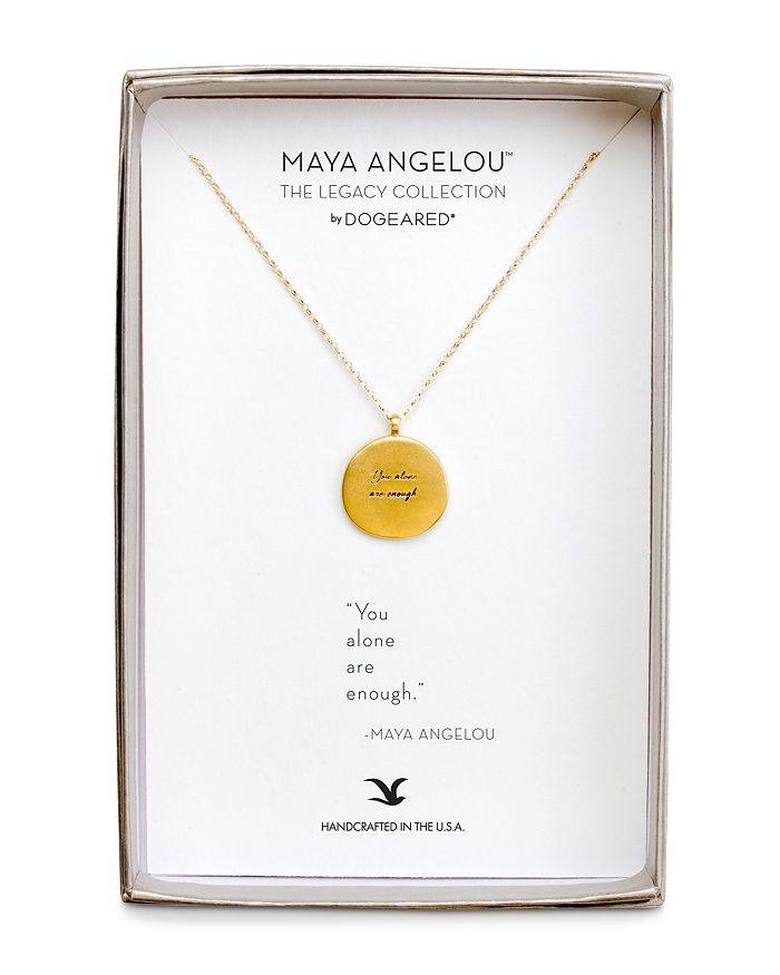 Maya angelou necklace outlet