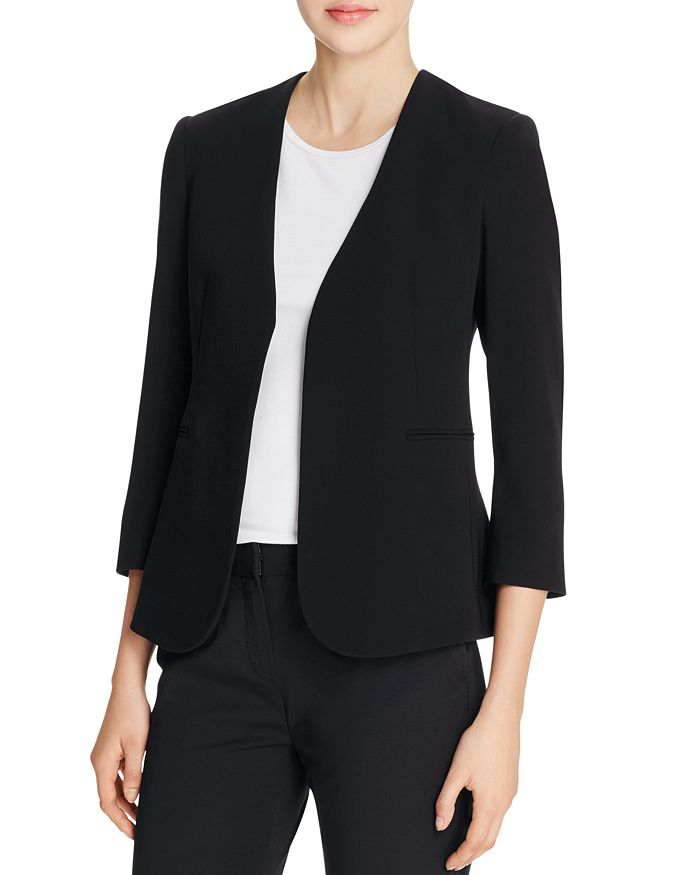 Theory Lindraya Admiral Crepe Blazer - 100% Exclusive In Black