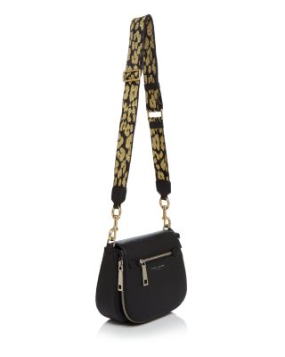 MARC JACOBS Webbed Leopard Handbag Strap | Bloomingdale's