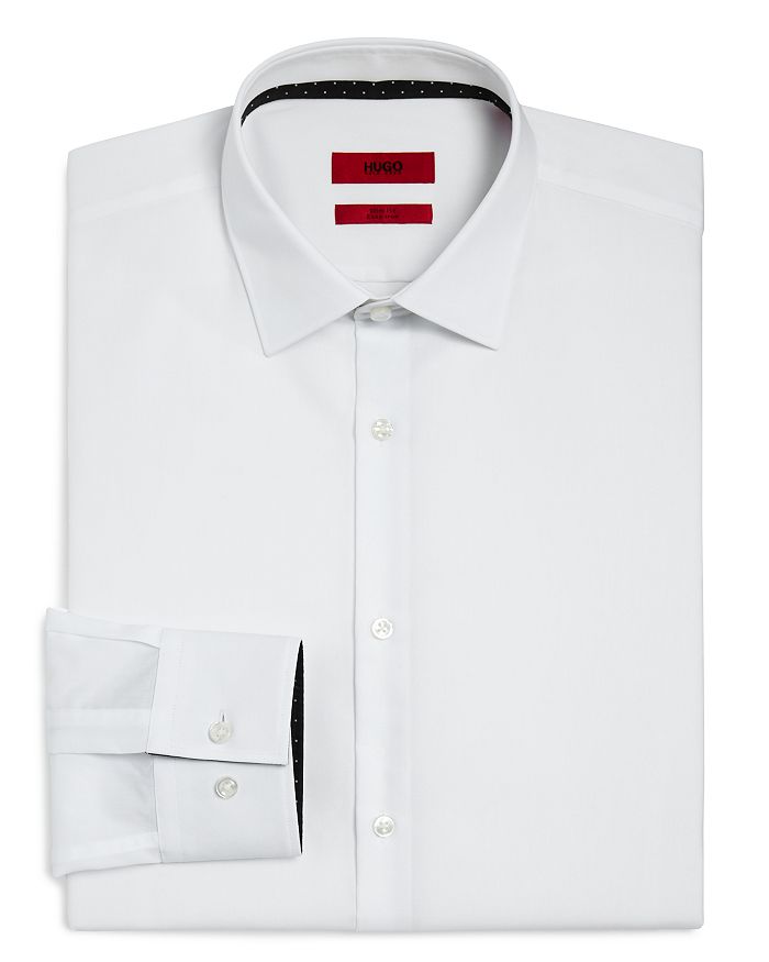 HUGO - Solid Slim Fit Dress Shirt